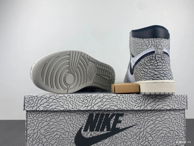 DZ5485-052 High Retro Cement 1 OG Jordan White 0506